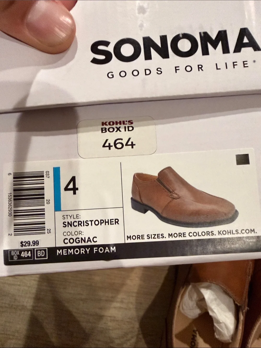 Sonoma Brown Leather Slip-On Loafers